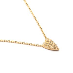 Heart Pav?? Necklace